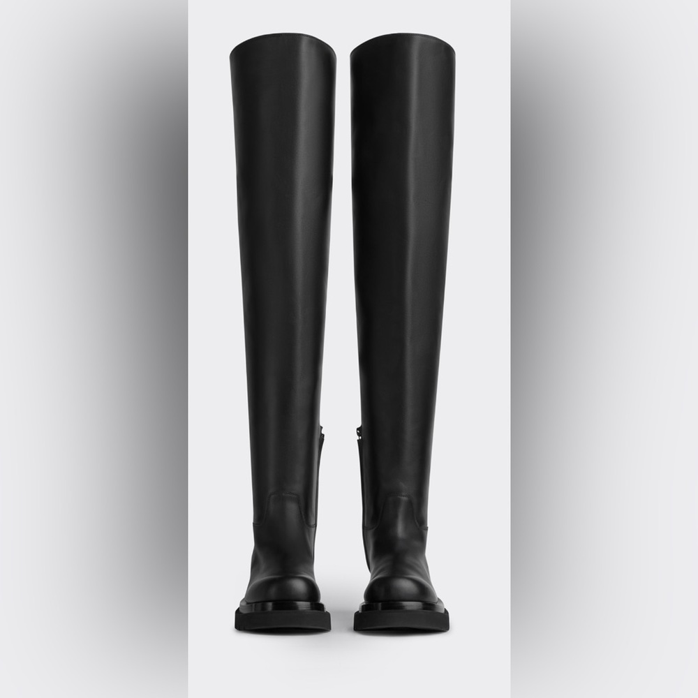 Bottega Venita Lug over the knee boot